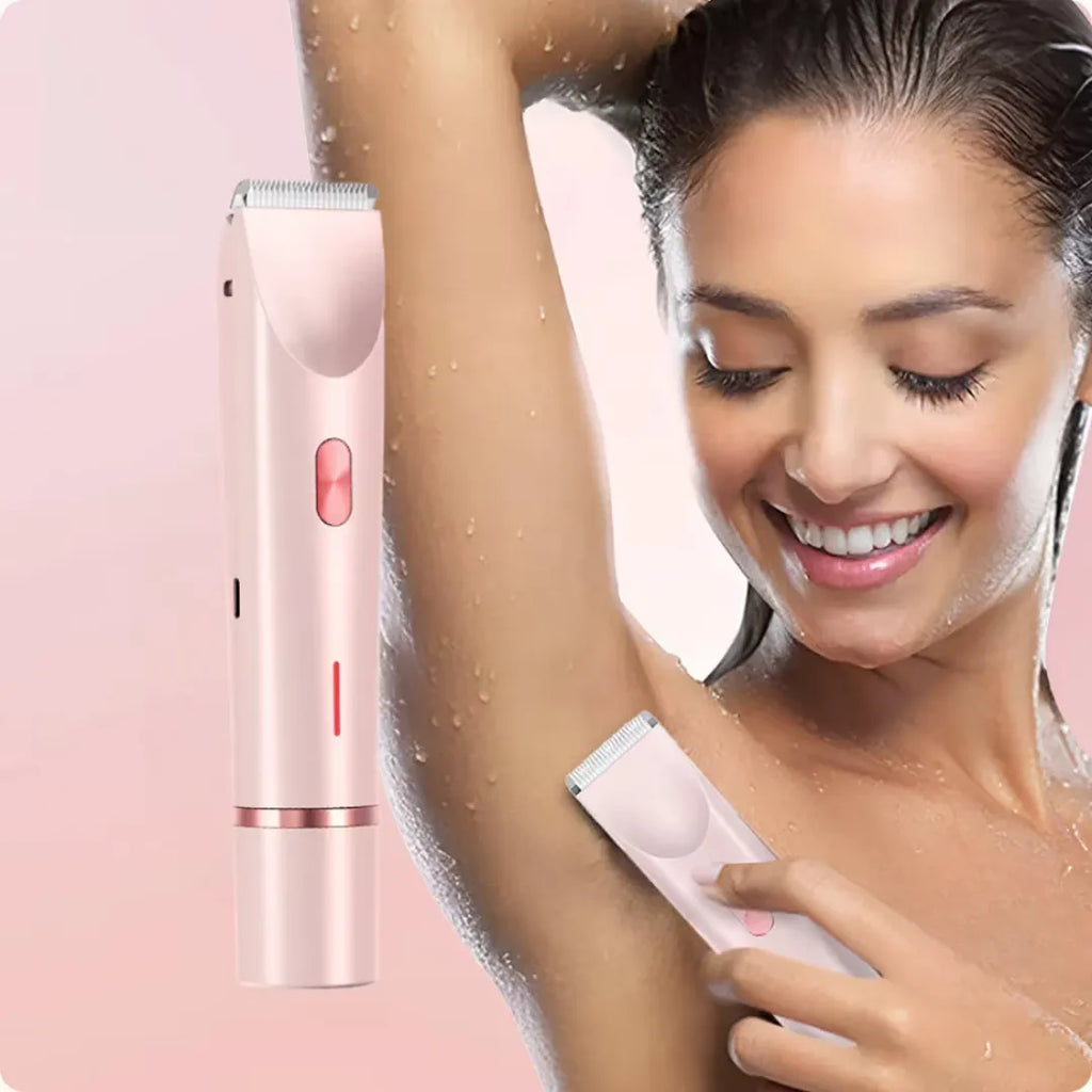 DEPILADORA ZENTORA™ 2-EN-1 IMPERMEABLE: TU PIEL DE SEDA SIN DOLOR 🌸✨