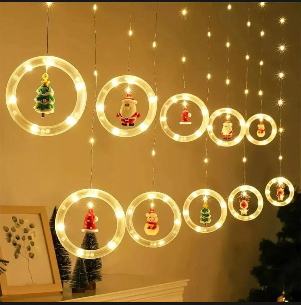 Cortina Navideña 'Magia 3D': La mejor decoración navideña en solo 5 minutos.