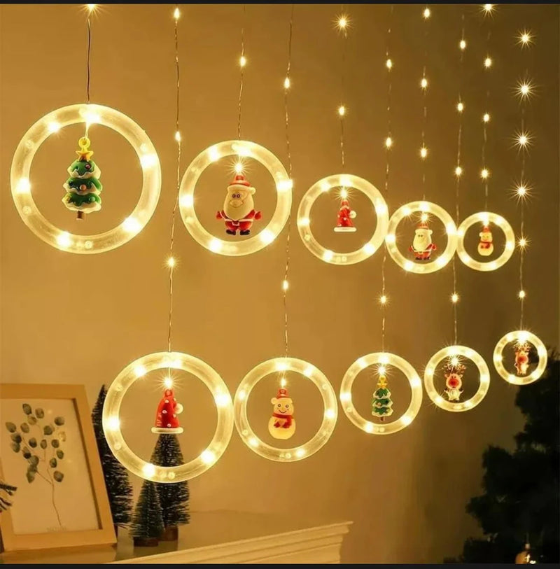 Cortina Navideña 'Magia 3D': La mejor decoración navideña en solo 5 minutos.