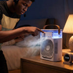 Zentora Frost: Mini Enfriador Personal con Luz LED