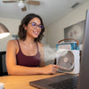 Zentora Frost: Mini Enfriador Personal con Luz LED